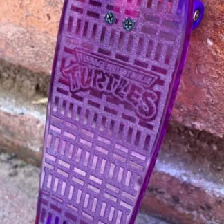Old School Board with TMNT etch Purple (only 1 left)
