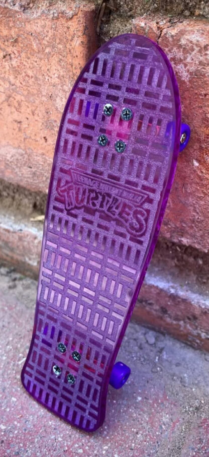 Old School Board with TMNT etch Purple (only 1 left)